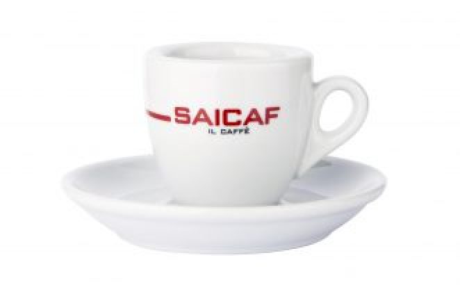 Saicaf  Coppia di Tazzine da Caffè Gift Black